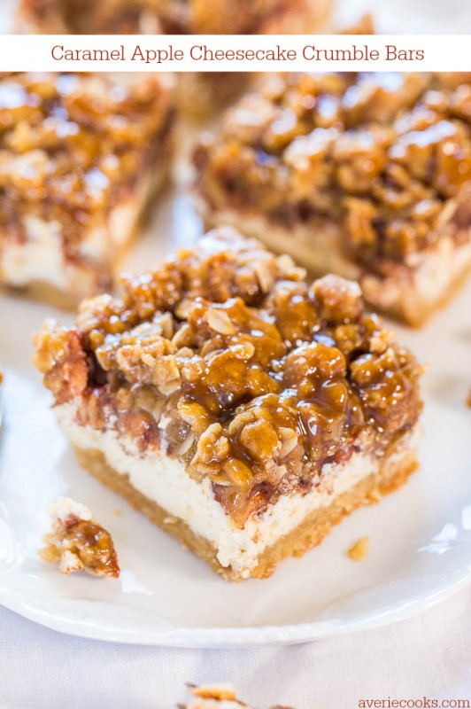 Move over apple pie - bring on these delicious and scrumptious cheesecake bars. Another great make-a-head dish. 