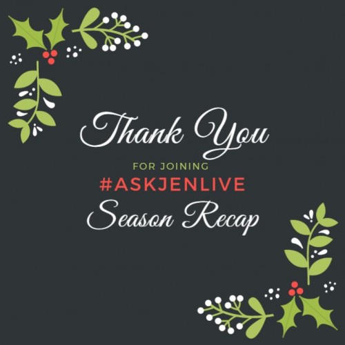 ask jen live season recap