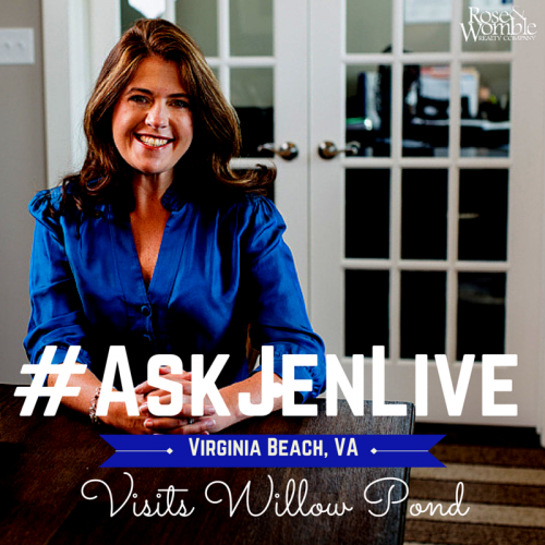 #AskJenLive visits willow pond in virginia beach