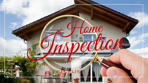 Home inspection checklist blog title