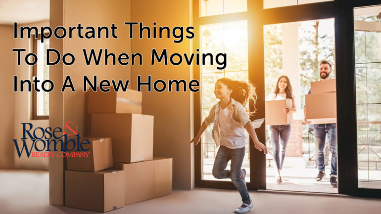8 Important Things to Do When Moving into a New Home