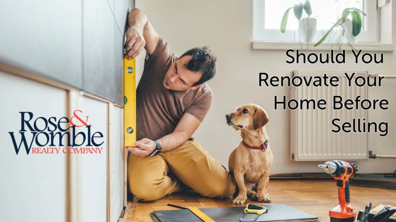 Should You Renovate Your Home Before Selling