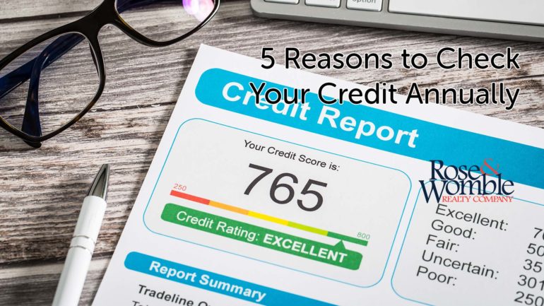 5 Reasons to Check Your Credit Annually